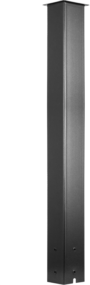 VEVOR Juodos pašto dėžutės stulpo rinkinys, 109,5 cm plieno paviršiaus montavimo stulpas, lauko pašto dėžutės stulpas, metalinis pašto dėžutės stovas, plieno pašto dėžutės stulpas