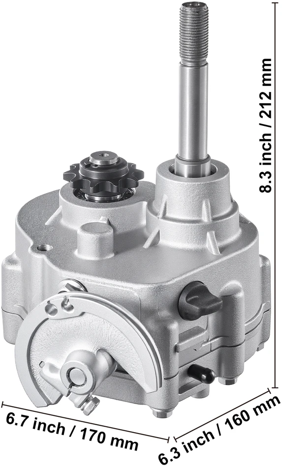 VEVOR 2300 aps./min. pavara sankaba su 2-7HP varikliu