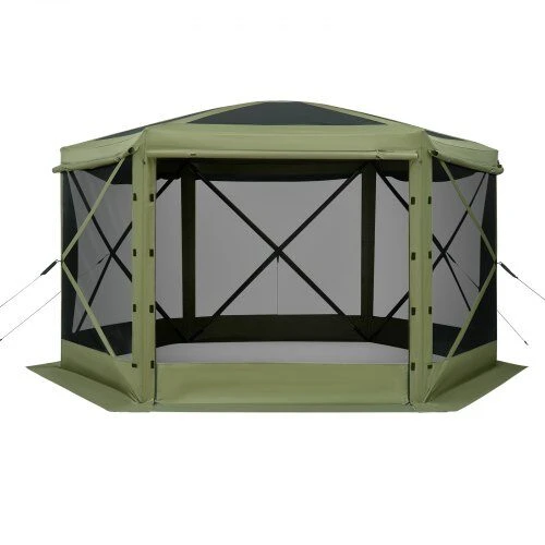 VEVOR Išskleidžiama pavėsinė su tinkleliu, 3x3 m