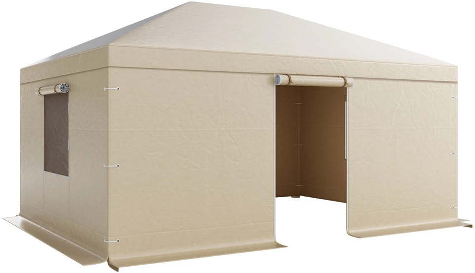 VEVOR Žiemos pavėsinės uždangalas 3,68 x 4,9 m kietviršiui