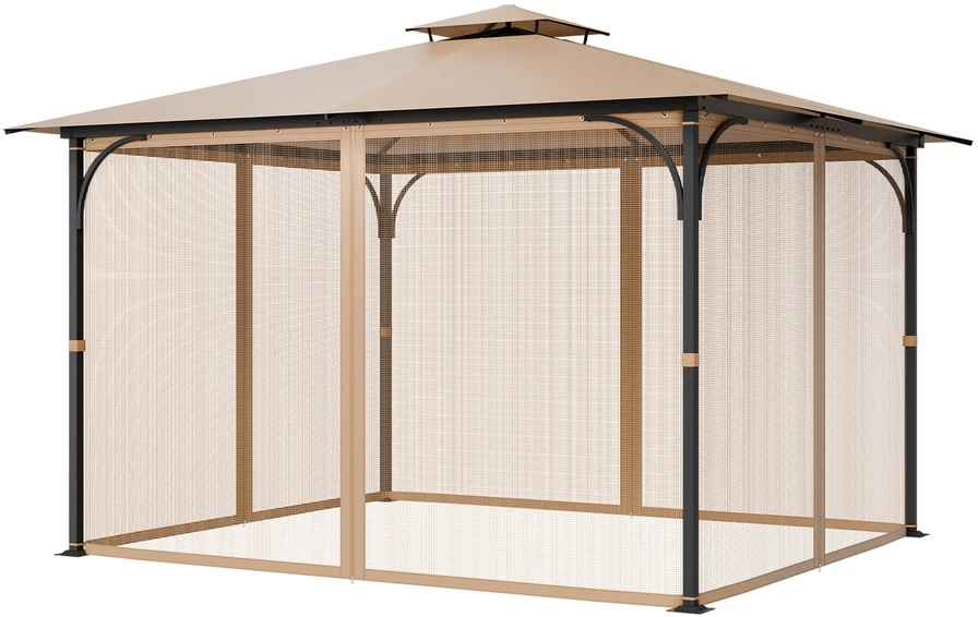 VEVOR Pakeičiamas tinklinis pavėsinės tinklelis 10x12x7.3 m
