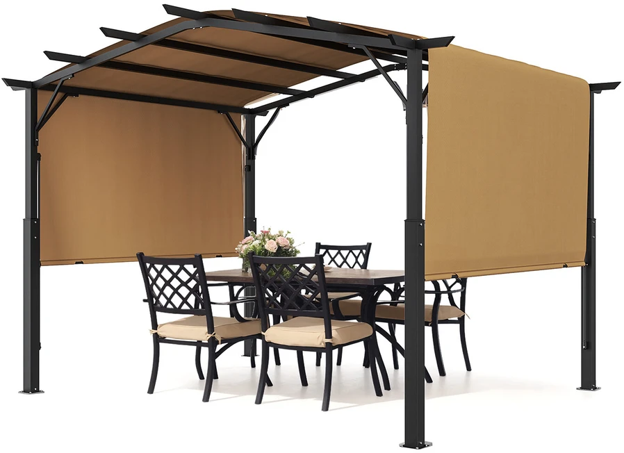 VEVOR 10x10 ft lauko pergola su stogu