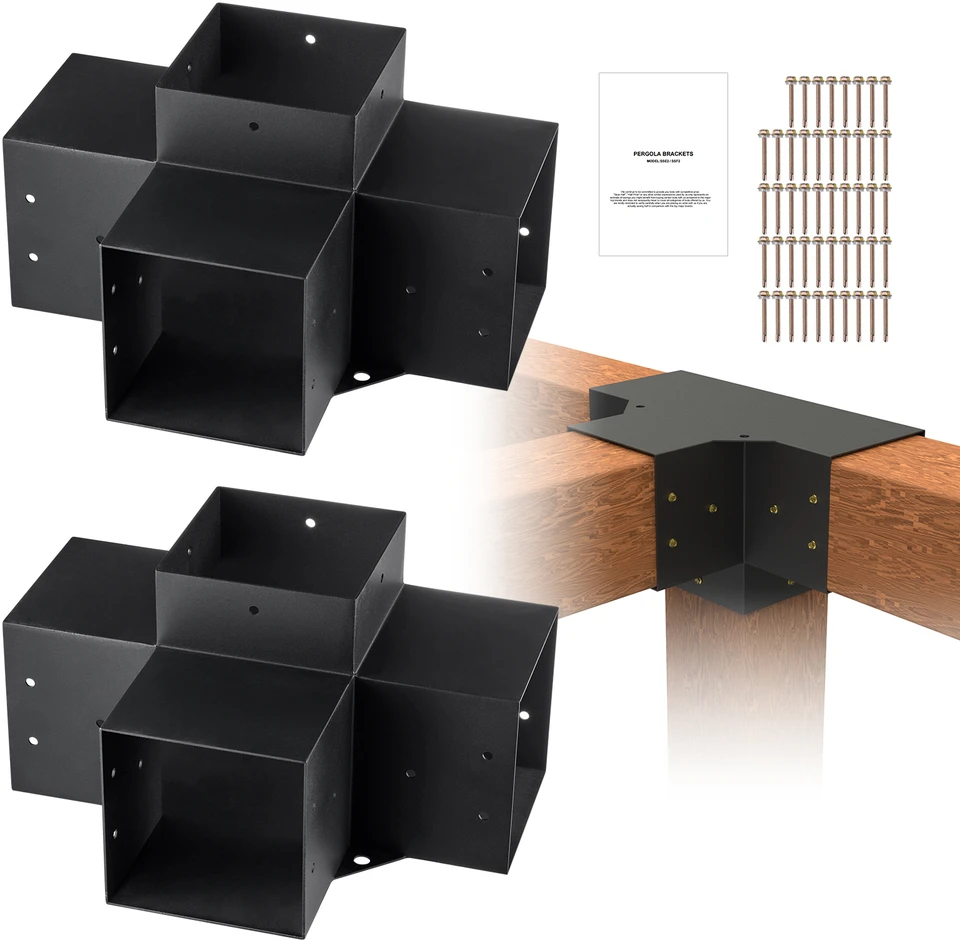 VEVOR Pergolos laikiklių komplektas 6x6 coliai
