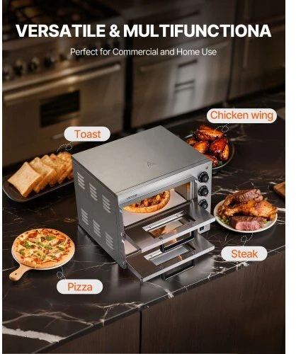 VEVOR Elektrinė stalviršinė picos krosnelė 14" picai
