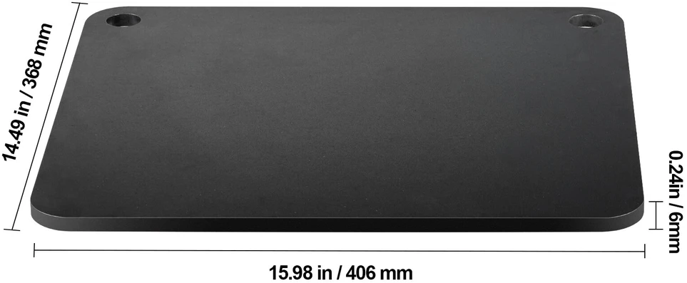 VEVOR Orkaitės plieno kepimo akmuo 40,6 x 36,8 cm