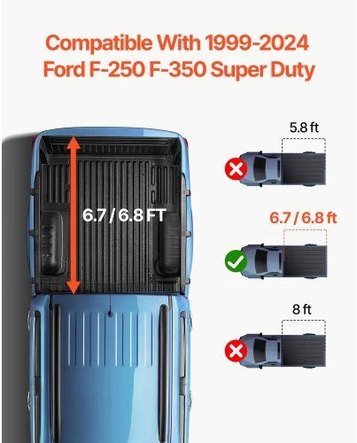 VEVOR Tri-fold bagažinės dangtis Ford F-250 F-350