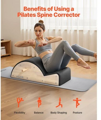 VEVOR Pilates pilvo korektorius iš guminto medžio