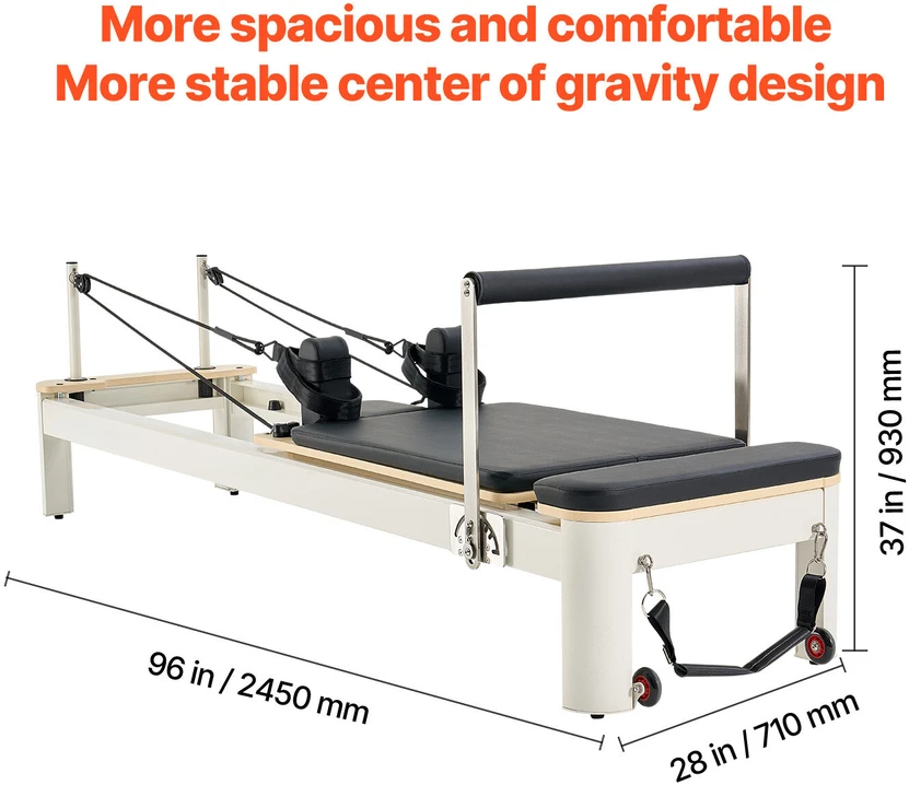VEVOR Pilates reformer treniruoklis namams su pasipriešinimu