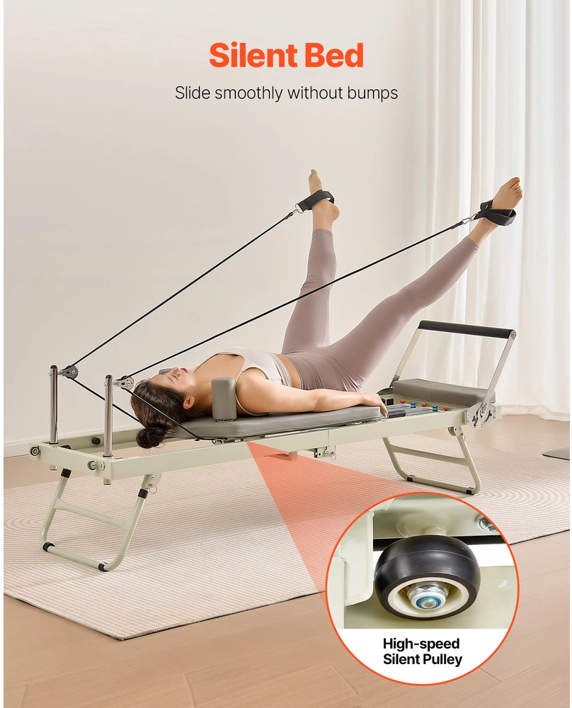 VEVOR Sulankstomas pilates reformeris namų treniruoklis