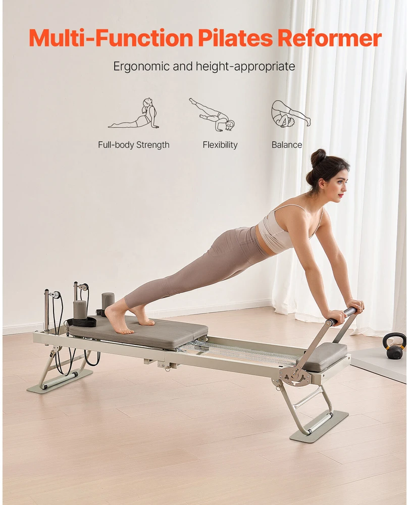 VEVOR Sulankstomas pilates reformeris namų treniruoklis