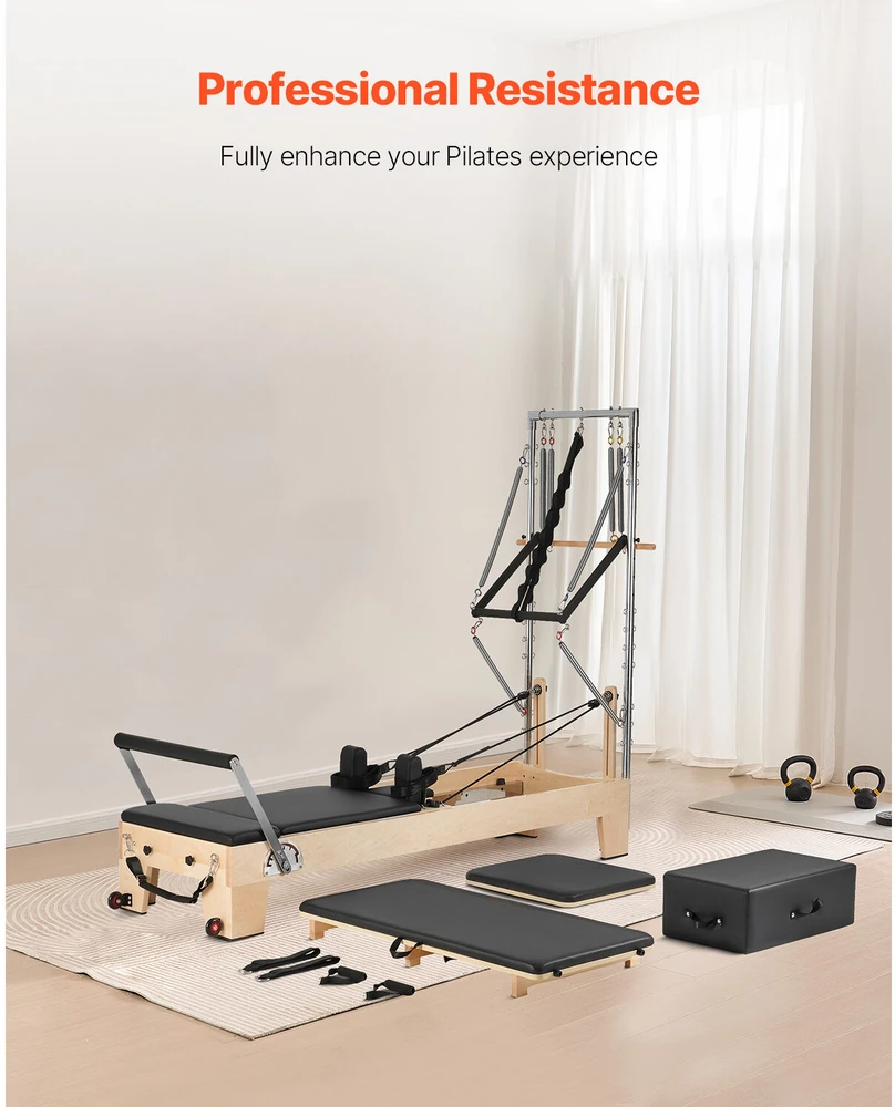 VEVOR Medinis pilates reformeris namų pratimams