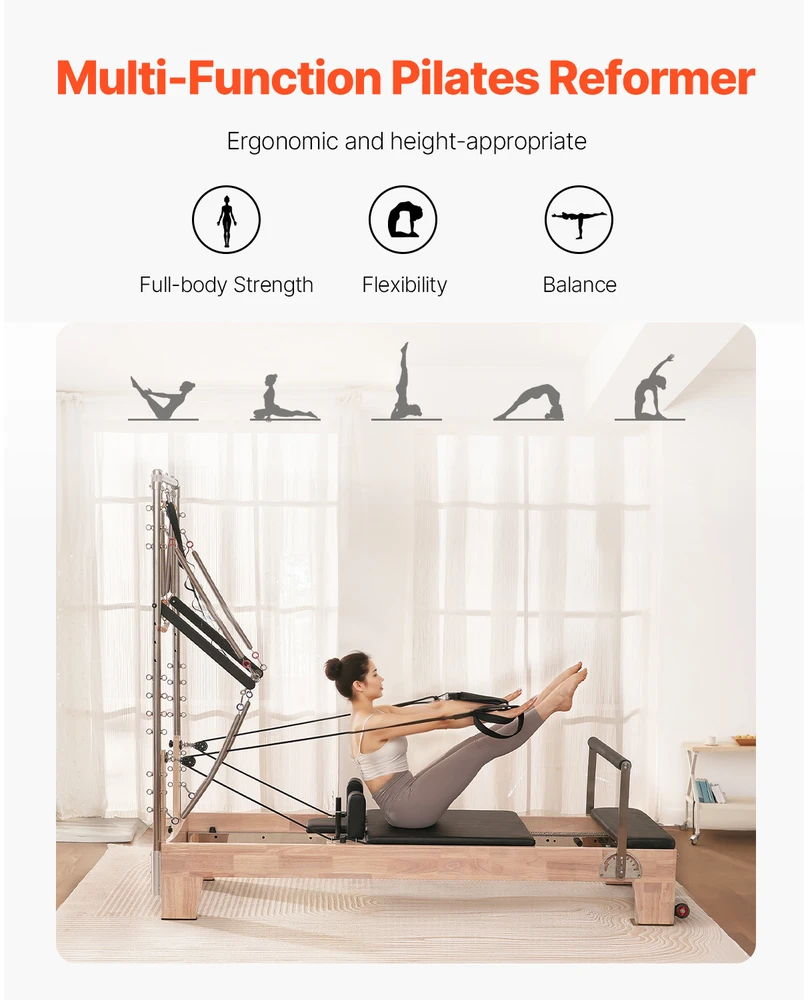 VEVOR Medinė pilates traukyklė namams