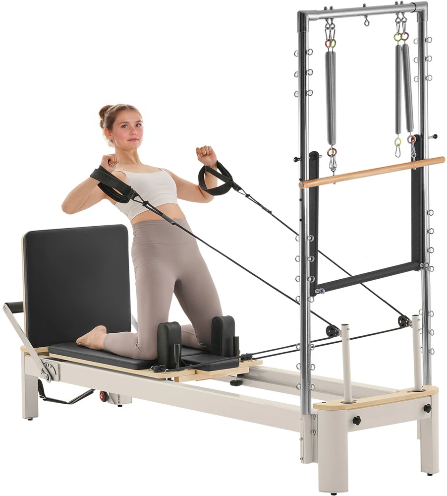 VEVOR Pilates reformeris su pasipriešinimu namų sporto salei