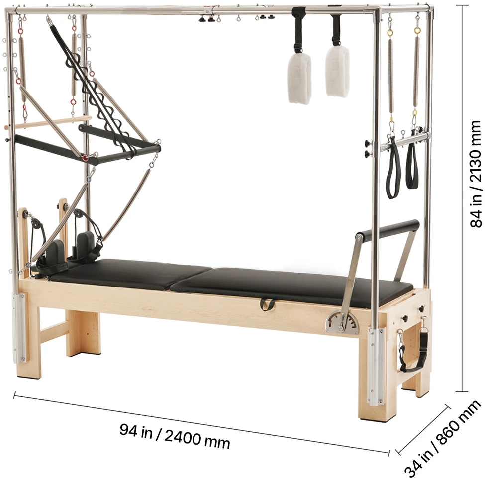 VEVOR Medinis pilates reformeris namų treniruotėms