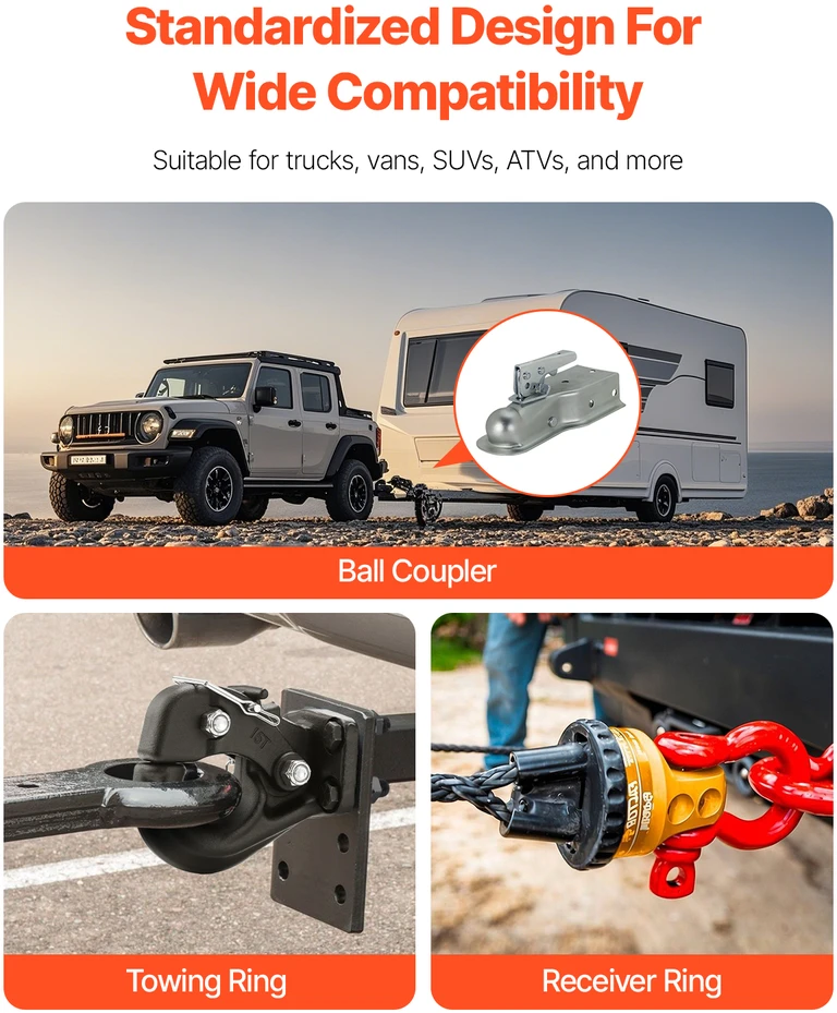 VEVOR Pintle tipo vilkiko vilkimas su 2.5-3 cm kilpa