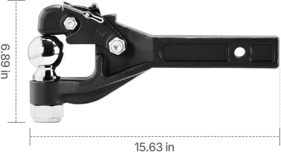 VEVOR Pintle tipo kablis 2 colių priekabai