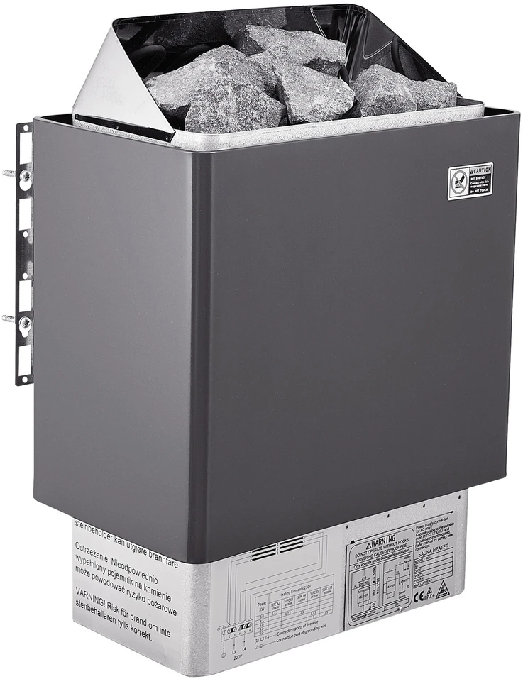 VEVOR 8 kW elektrinė pirties krosnis 8-12 m³