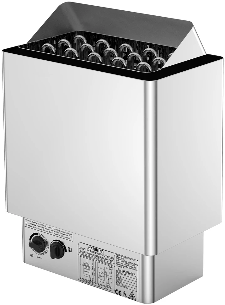 VEVOR 9kw sauna krosnelė, 380-415v, su valdymu