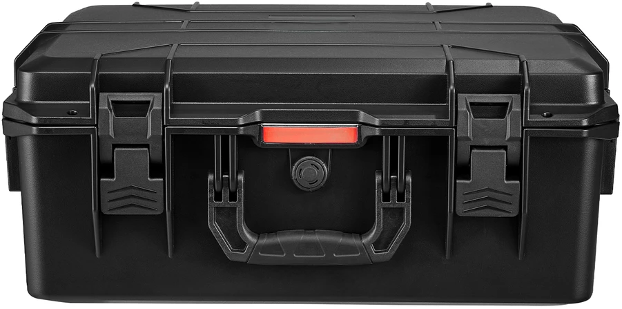 VEVOR Kietas vandeniui atsparus pistoleto dėklas su XPE putplasčiu, TSA atitinkanti ginklų laikymo ir transportavimo dėžė, 556x455x225 mm
