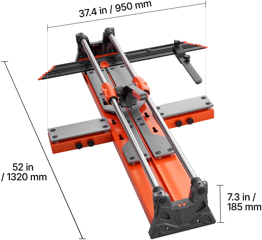 VEVOR 1000 mm rankinis plytelių pjaustytuvas
