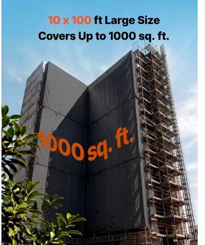 Polietileno plėvelė VEVOR YF10FT100FTBW12Mil, 3,05 x 30,48 m