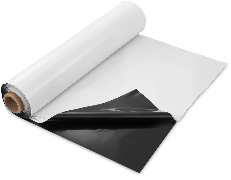 VEVOR 10 mil plastiko plėvelės rulonas 10 x 100 FT juoda ir balta
