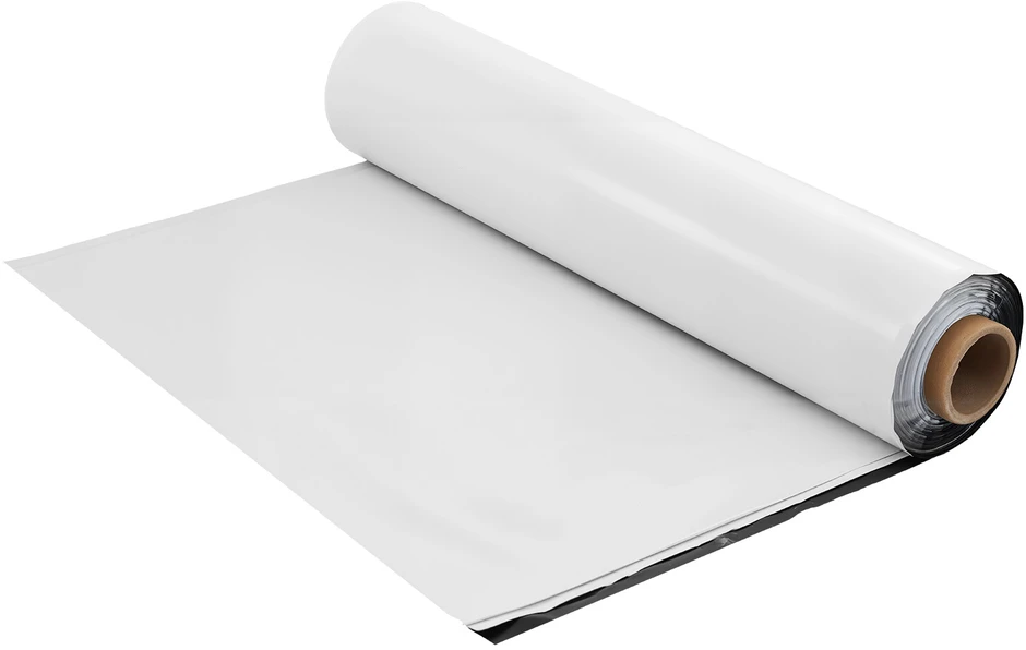 VEVOR 10 mil plastiko plėvelės rulonas 10 x 100 FT juoda ir balta