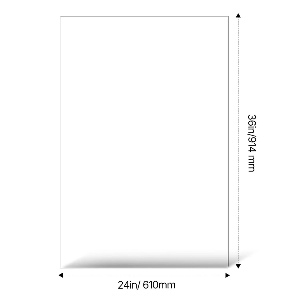 VEVOR 5 dalių PET plokštės 610 x 914 mm