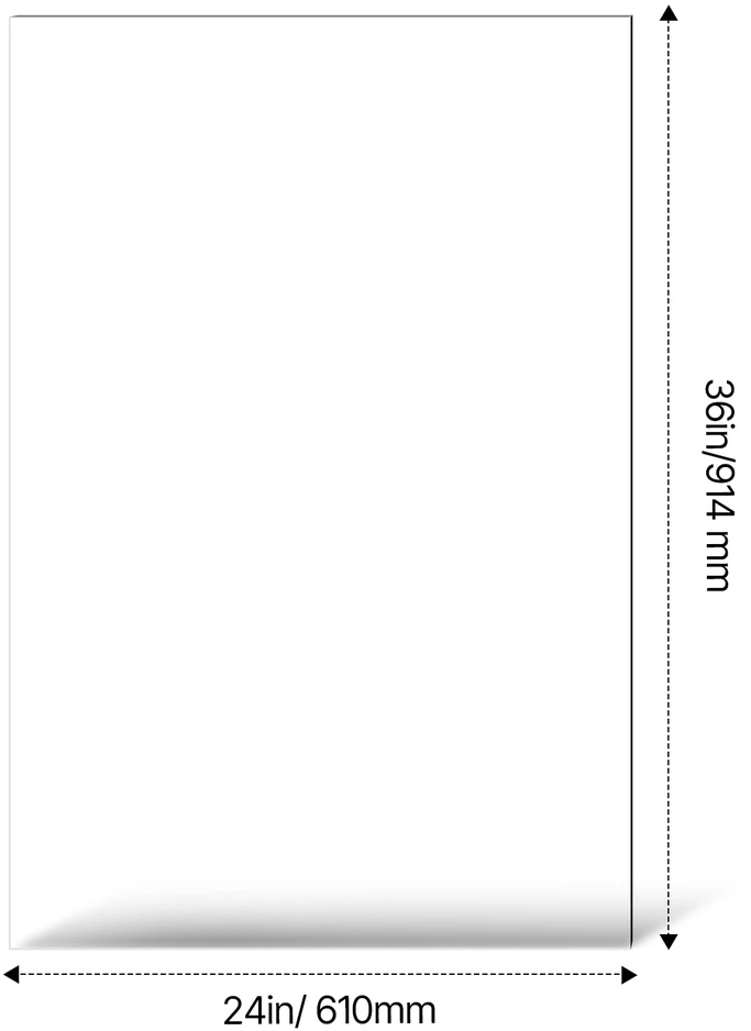 VEVOR 5 dalių PET plokštės 610 x 914 mm