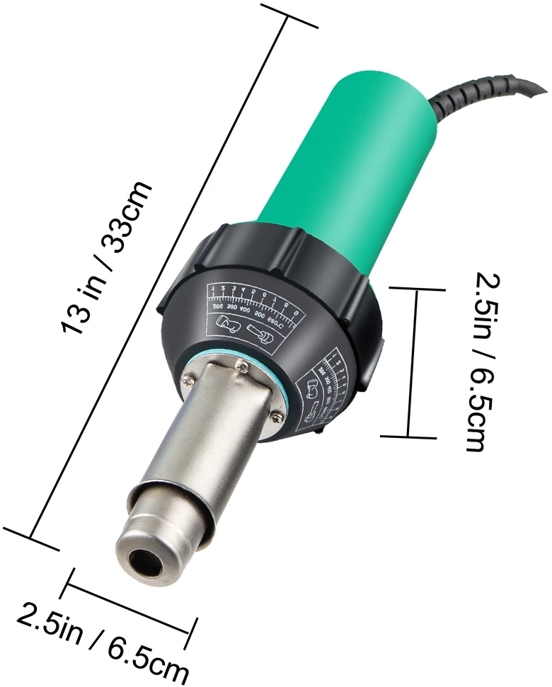VEVOR PVC stoginis suvirintojas, 1600W, 220V