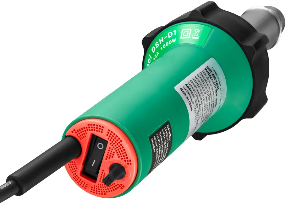 VEVOR Karšto oro plastiko suvirintojas 1600W su 14 priedų
