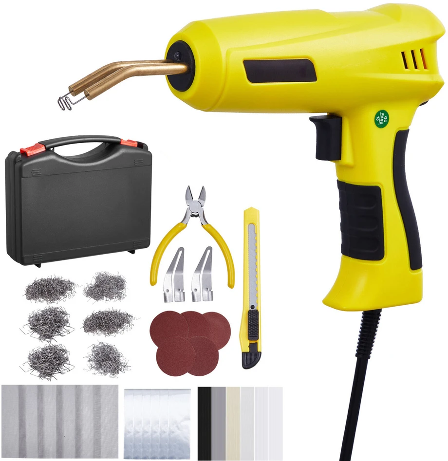 VEVOR Plastiko suvirinimo prietaisas 220W su segtukais ir strypais