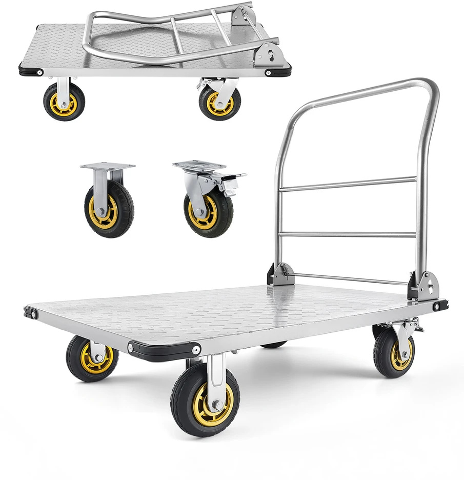 VEVOR Platforminis vežimėlis 907 kg, plieno