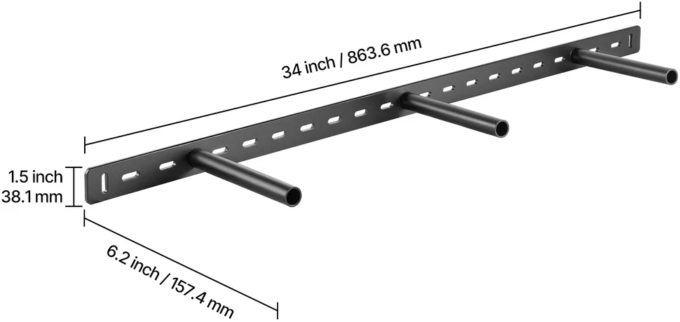 VEVOR Lentynos laikiklis 34 cm plaukiojantis