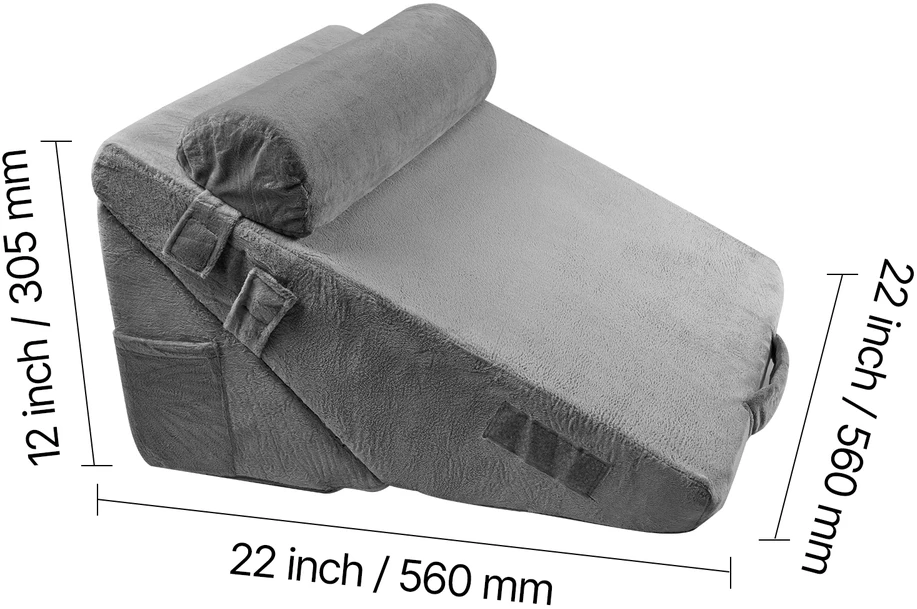 VEVOR Ergonominė ortopedinė atraminė pagalvė KD018 3in1