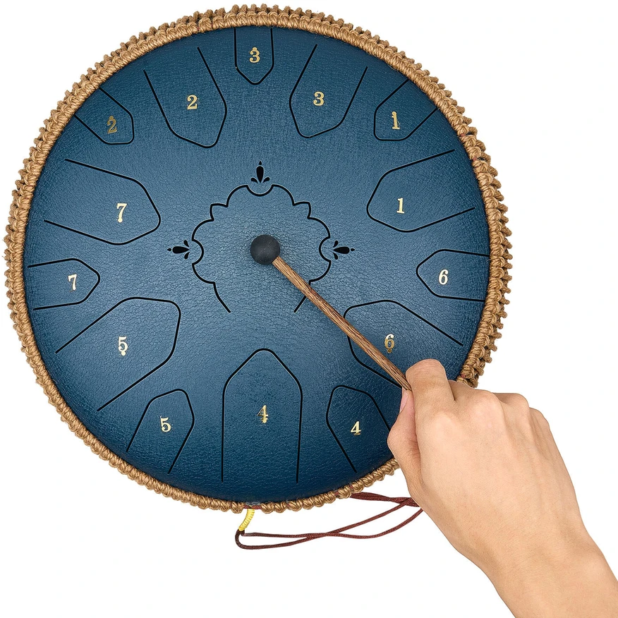 VEVOR Plieninis liežuvėlių būgnas 33 cm, 15 natų