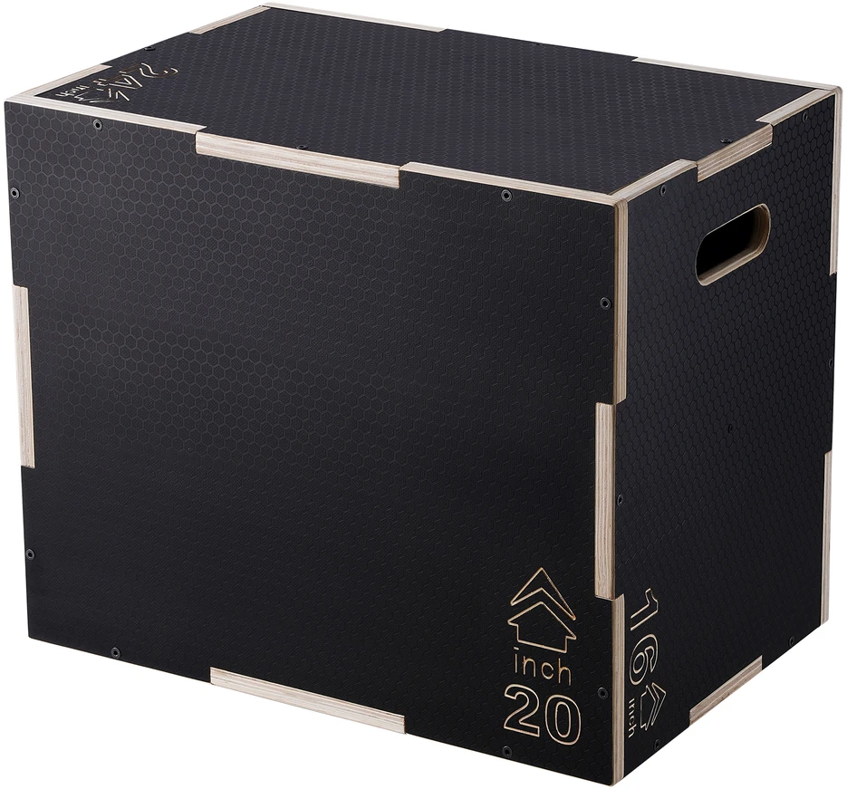 VEVOR 3 in 1 pliometrinė šuolių dėžė medinė