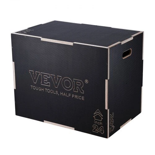 VEVOR 3 in 1 medinių plyometrinių šuolių dėžė