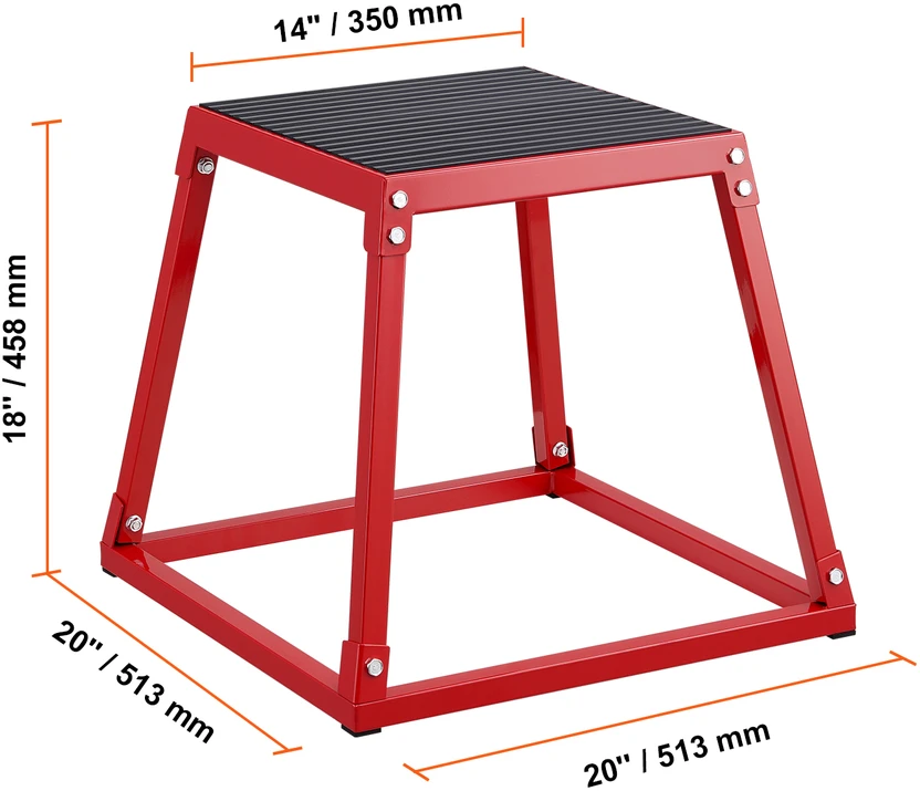 VEVOR Pliometrinė šuolių dėžė 45 cm