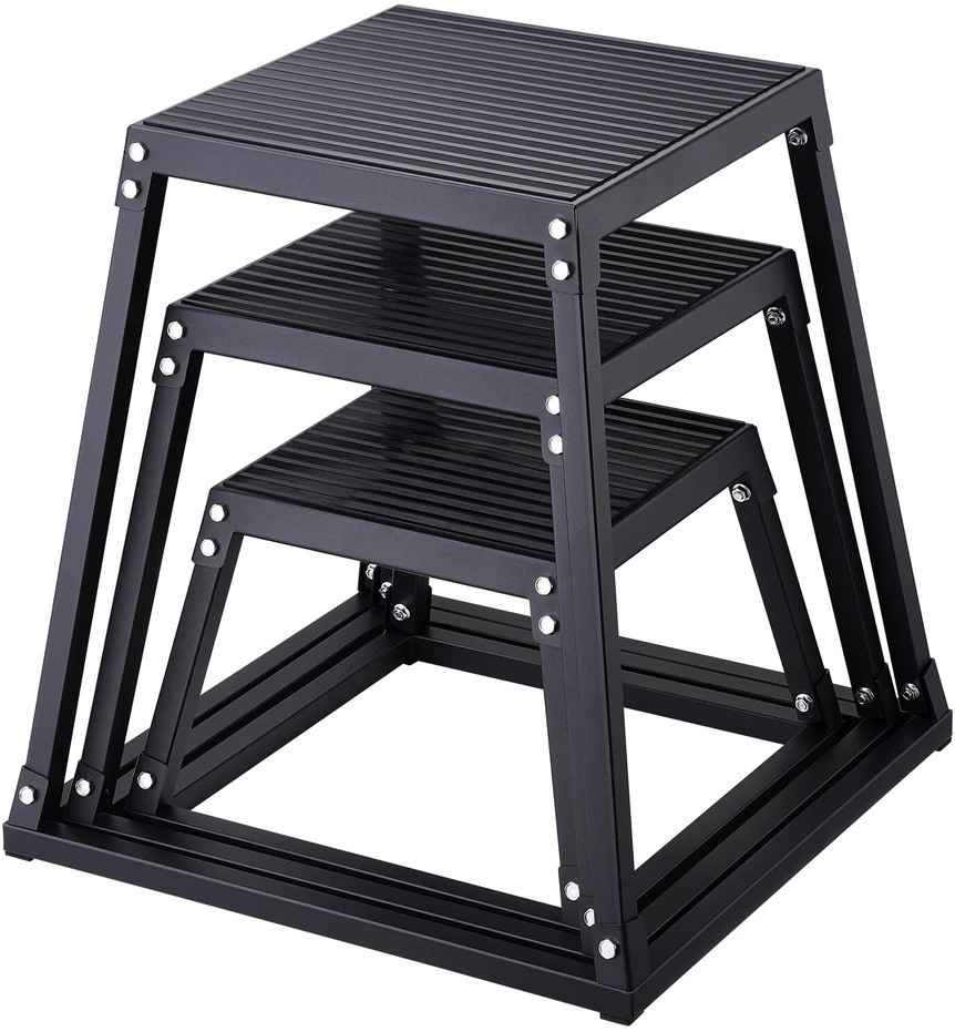 VEVOR Pliometrinės treniruočių dėžės 30/46/61 cm
