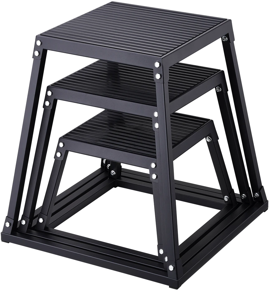 VEVOR Pliometrinės treniruočių dėžės 30/46/61 cm
