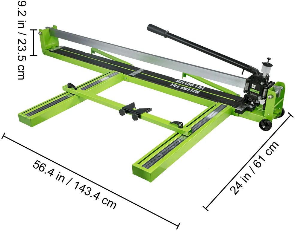 VEVOR 47 cm plytelių pjaustymo įrankis su lazeriniu vadovu