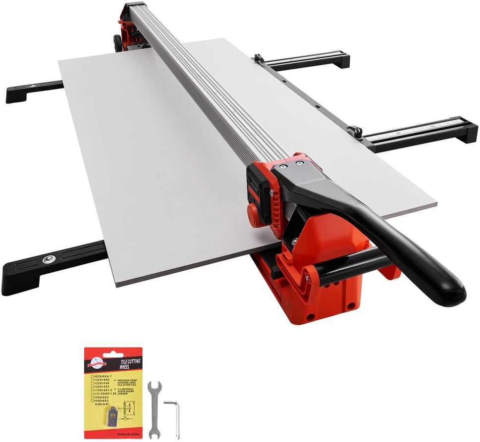 VEVOR 1200 mm plytelių pjaustyklė su kreipiančiosiomis
