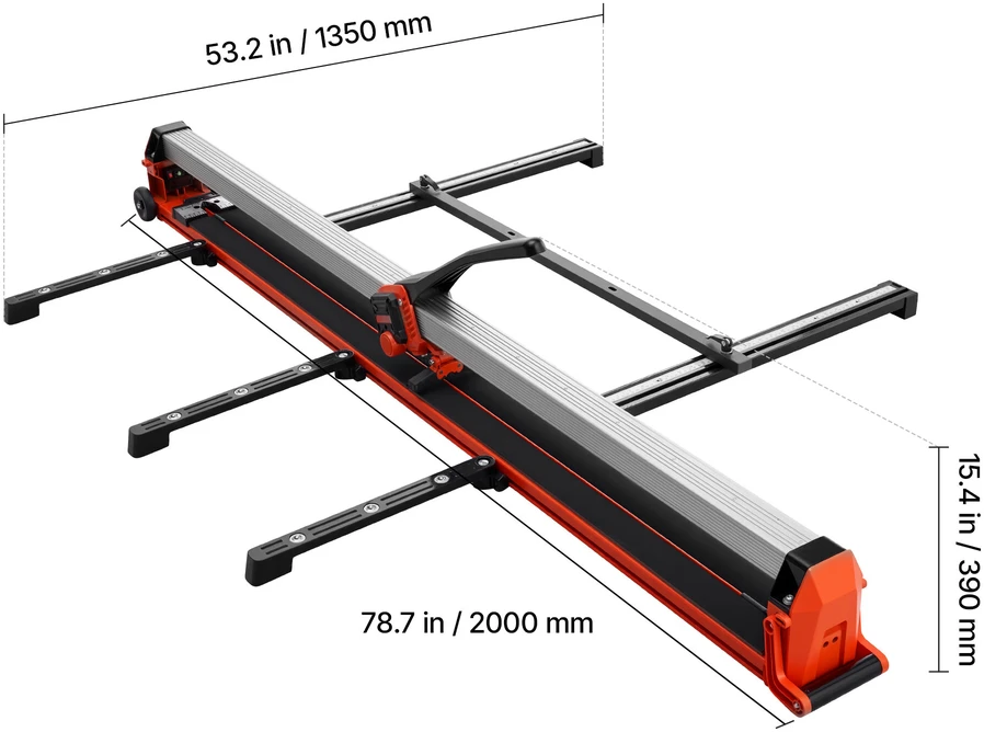 VEVOR Rankiniu būdu keramikos plytelių pjaustyklė 1600 mm