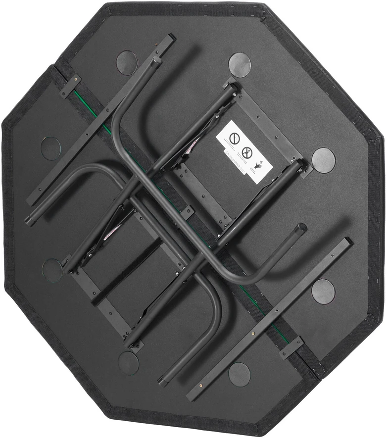 VEVOR 1220 mm sulankstomas pokerio stalas 8 žaidėjams