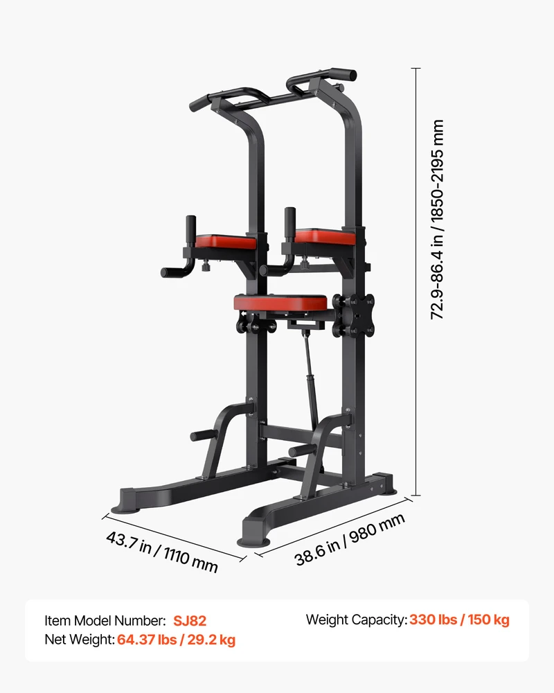 VEVOR Prisitraukimų stovas su 150 kg apkrova
