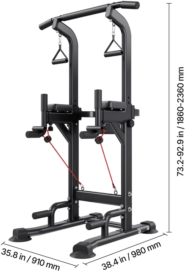 VEVOR Laisvai stovinti prisitraukimų stotis 150 kg