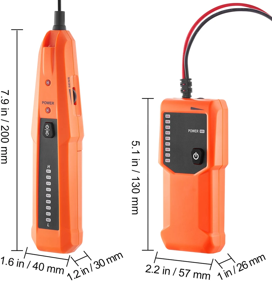 VEVOR Požeminis kabelių ieškiklis iki 91 cm gylio