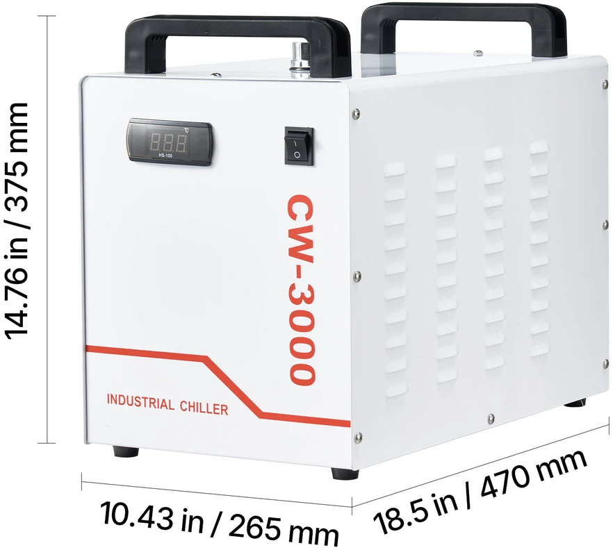 VEVOR Pramoninis vandens aušintuvas CW-3000
