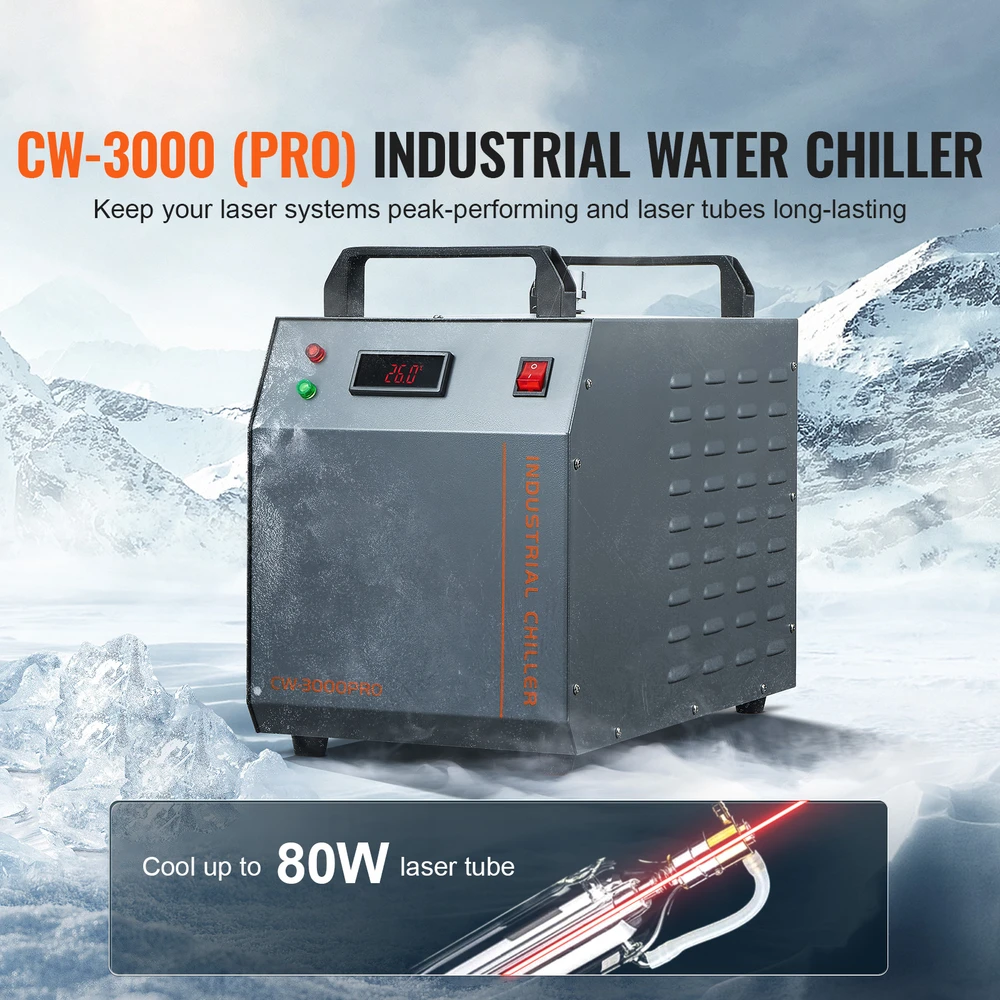 VEVOR Pramoninis vandens aušintuvas CW-3000
